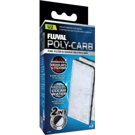 FLUVAL - Poly/Carbon Cartridge 2 pack U2 - 126.2490