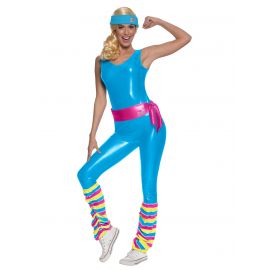 Rubies - Barbie Movie Kostume - Fitness Barbie Str. M