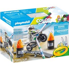 Playmobil - PLAYMOBIL Color Motorbike 71377