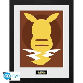 POKEMON - Framed print Pikachu Silhouette 25 30x40
