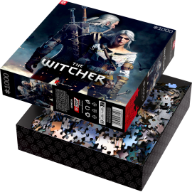 GAMING PUZZLE THE WITCHER WIEDŹMIN GERALT AND CIRI PUZZLES - 1000