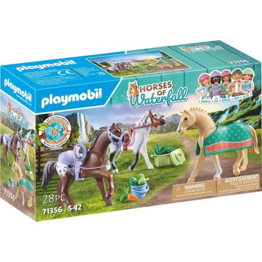 Playmobil - 3 heste Morgan, Quarter Horse & Shagya Araber 71356