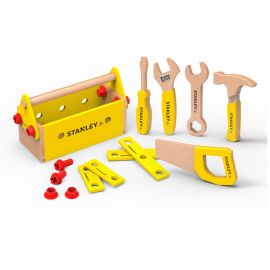 Stanley Jr. - Wooden Toolbox + hand tool SWRP004-SY