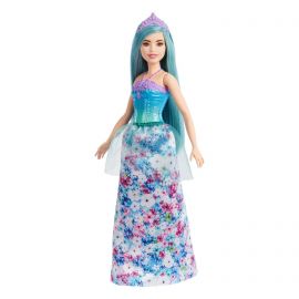 Barbie - Dreamtopia Royal Doll - Blågrøn Hår