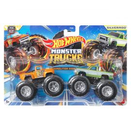 Hot Wheels - Monster Trucks 164 - Hi-Tail Hauler VS. Silverado HWN61