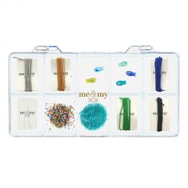 Me & My Box - Smykke Kit Armbånd - Fish & Beads - Blå