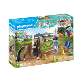 Playmobil - Zoe & Blaze med træningsbane 71355