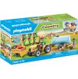 Playmobil - Traktor med anhænger og vandtank 71442