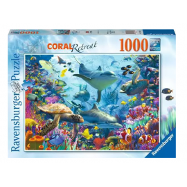 Ravensburger - Puslespil Coral Reef Retreat 1000 brikker