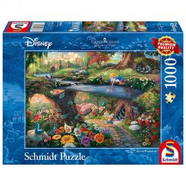 Schmidt - Thomas Kinkade Disney, Alice I Eventyrland 1000 Brikker