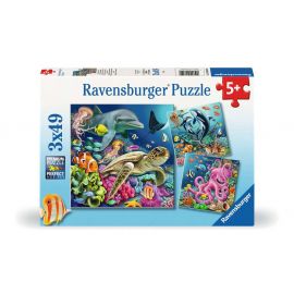 Ravensburger - Puslespil Under Water 3x49 brikker