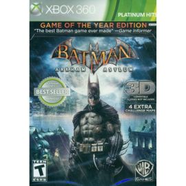 Batman Arkham Asylum Game of the Year Edition Platinum Hits Import