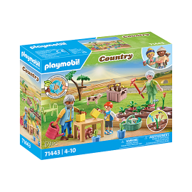 Playmobil - Idyllisk køkkenhave med bedsteforældre 71443