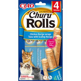 CHURU - BLAND 4 FOR 119 - Rolls Chicken/Tuna Wrap With Scallop 4 stk