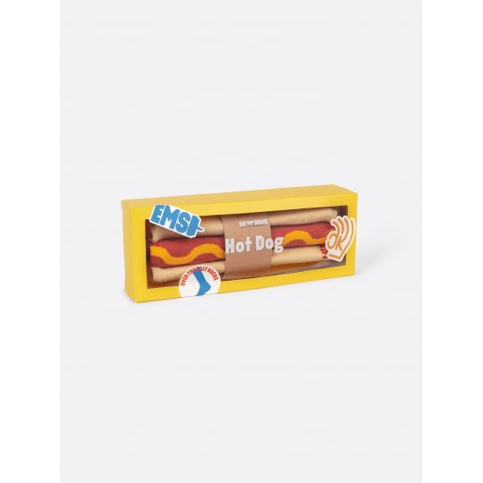 Strømper - Hot Dog - Rød - One size