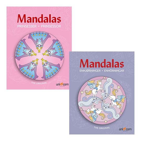 Mandalas - Sampak - Prinsesser & Enhjørninger