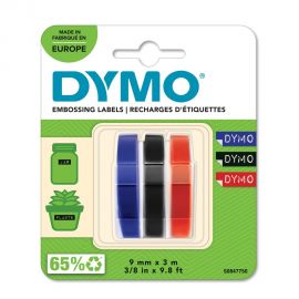 DYMO - Embosser Tape 9mm x 3m 3 pack S0847750