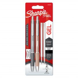Sharpie - S-Gel - Metal Gel Pens Medium Point - Steel Grey & Rose Gold 2162643