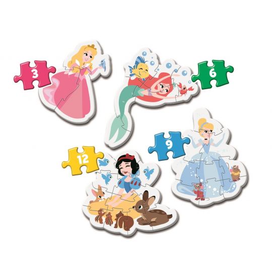 Clementoni - My first puzzle 3-6-9-12 pcs - Disney Princess 20813