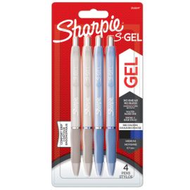 Sharpie - S-Gel Pens Medium Point - Frost Blue & White Pearl Barrels 2162647