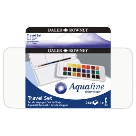 Daler-Rowney - Aquafine Travel Set 24 Half Pans 306031