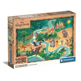 Clementoni - Story Maps Puzzle - Disney Jungle Book 1000 pcs 39813
