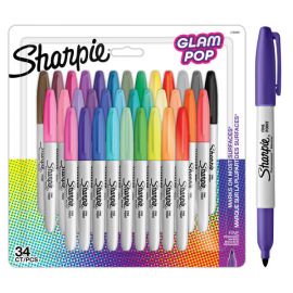 Sharpie - Permanent Marker Fine Glam Pop 34-Blister 2198891