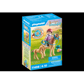Playmobil - Barn med pony og føl 71498