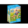 Playmobil - Barn med pony og føl 71498
