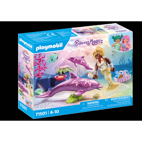 Playmobil - Havfrue med delfiner 71501