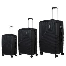 American Tourister - Niteline Suitcases -  3 pcs  - Midnight Black