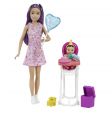 Barbie - Skipper Babysitters Doll and Playset - Feeding Chair 1 GRP40