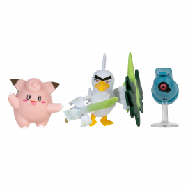 Pokémon - Battle Figure 3 Pk - Clefairy, Beldum