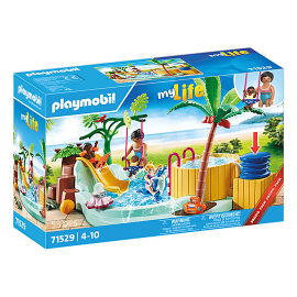 Playmobil - Børnepool med boblebad 71529