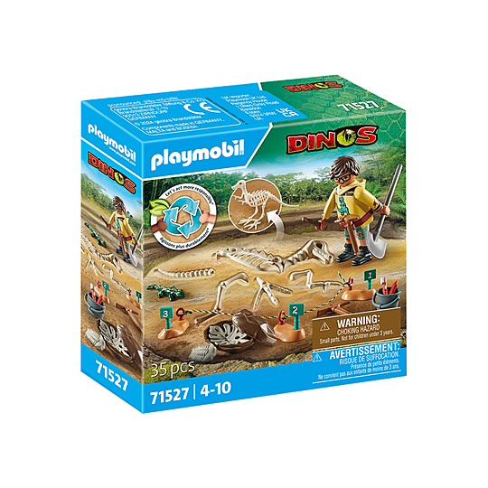 Playmobil - Arkæologisk udgravning med dinosaurskelet 71527