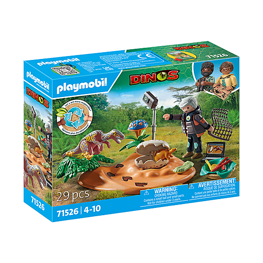 Playmobil - Stegosaurus-rede med æggetyv 71526