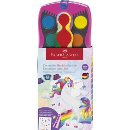Faber-Castell - Connector paint box 12 colours unicorn 125002