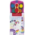 Faber-Castell - Connector paint box 12 colours unicorn 125002
