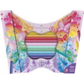 Faber-Castell - Gift set Sparkle color pencils butterfly 201971
