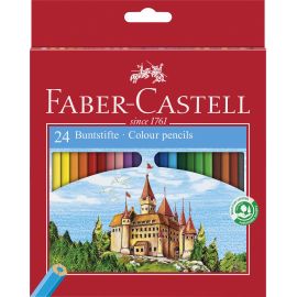 Faber-Castell - Colour pencil Castle hexagonal box of 24 120124