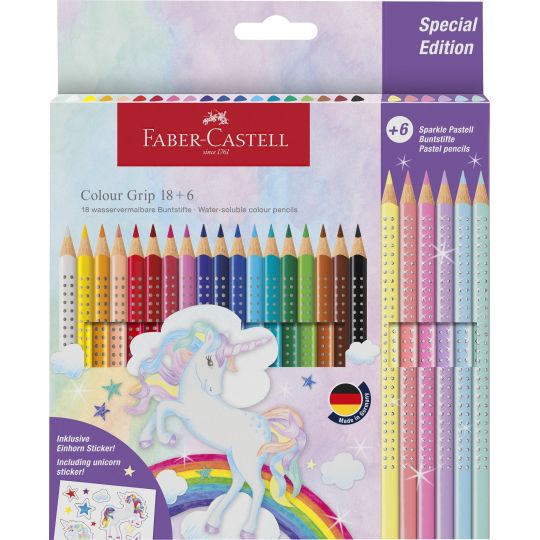 Faber-Castell - CP Colour Grip unicorn 18+6 201543