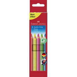 Faber-Castell - Pencil Jumbo Grip Neon box 5 pcs 110994