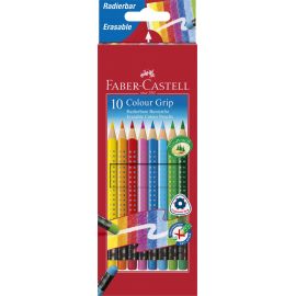 Faber-Castell - Colour pencils erasable Grip set 10 pcs 116613