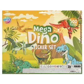 Moxy - Mega klistermærkesæt Dino 500 stk.