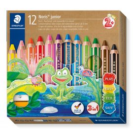 Staedtler - Noris Junior Chunky 3in1 coloured pencils, 12 pcs. +2 years 140 C12