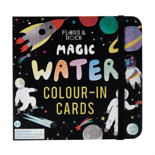 Floss & Rock - Vandtusch m. magiske kort - Space Water Pen and Cards