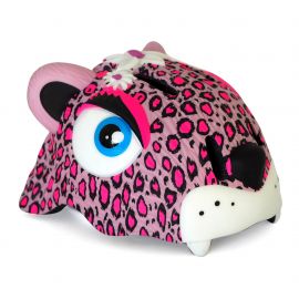 Crazy Safety - Cykelhjelm til børn - Pink leopard 49-55 cm