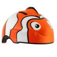 Crazy Safety - Cykelhjelm til børn - Orange klovnefisk 49-55 cm