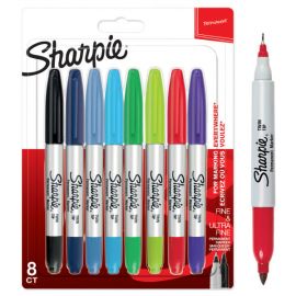 Sharpie - Permanent Marker Twin Tip 8-Blister 2065409