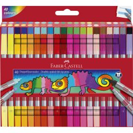 Faber-Castell - Double fibre-tip pen set 40 pcs 151140